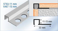 aluminium box tile trim